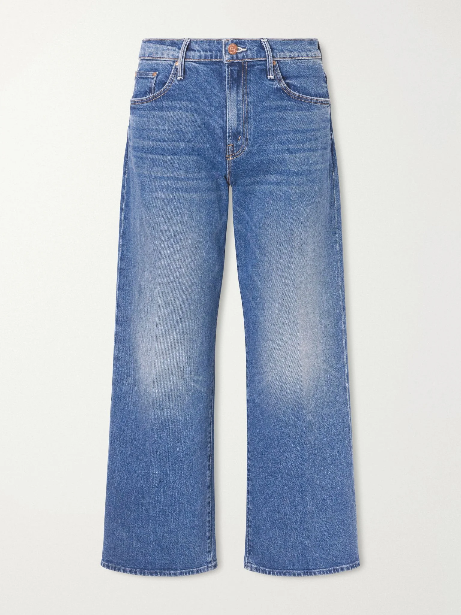 The Mid Rise Maven Flood wide-leg jeans Mid denim - 1