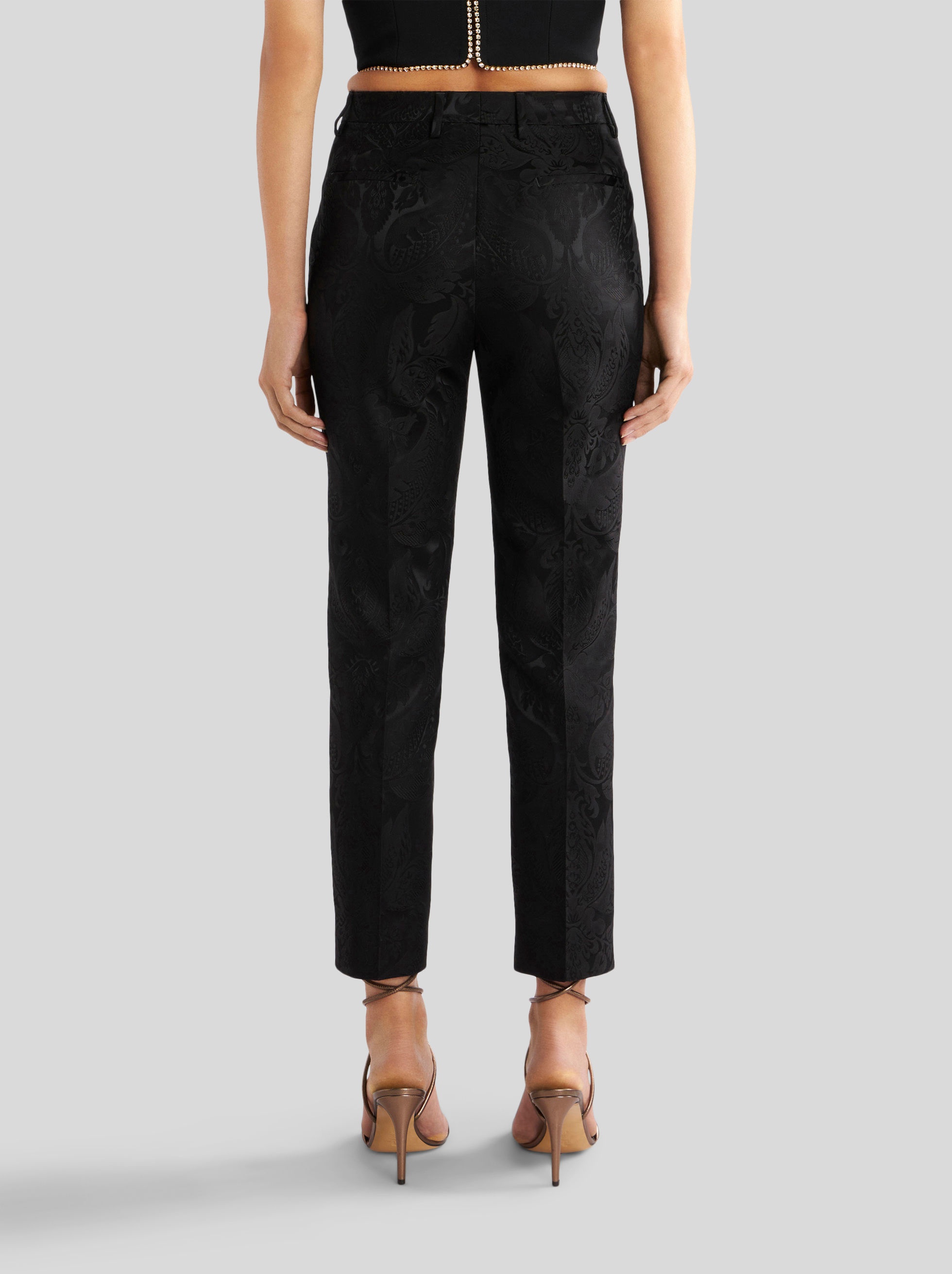 TAILORED JACQUARD TROUSERS - 4