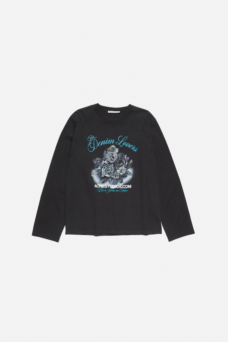 Acne Studios Logo t-shirt - Black outlook