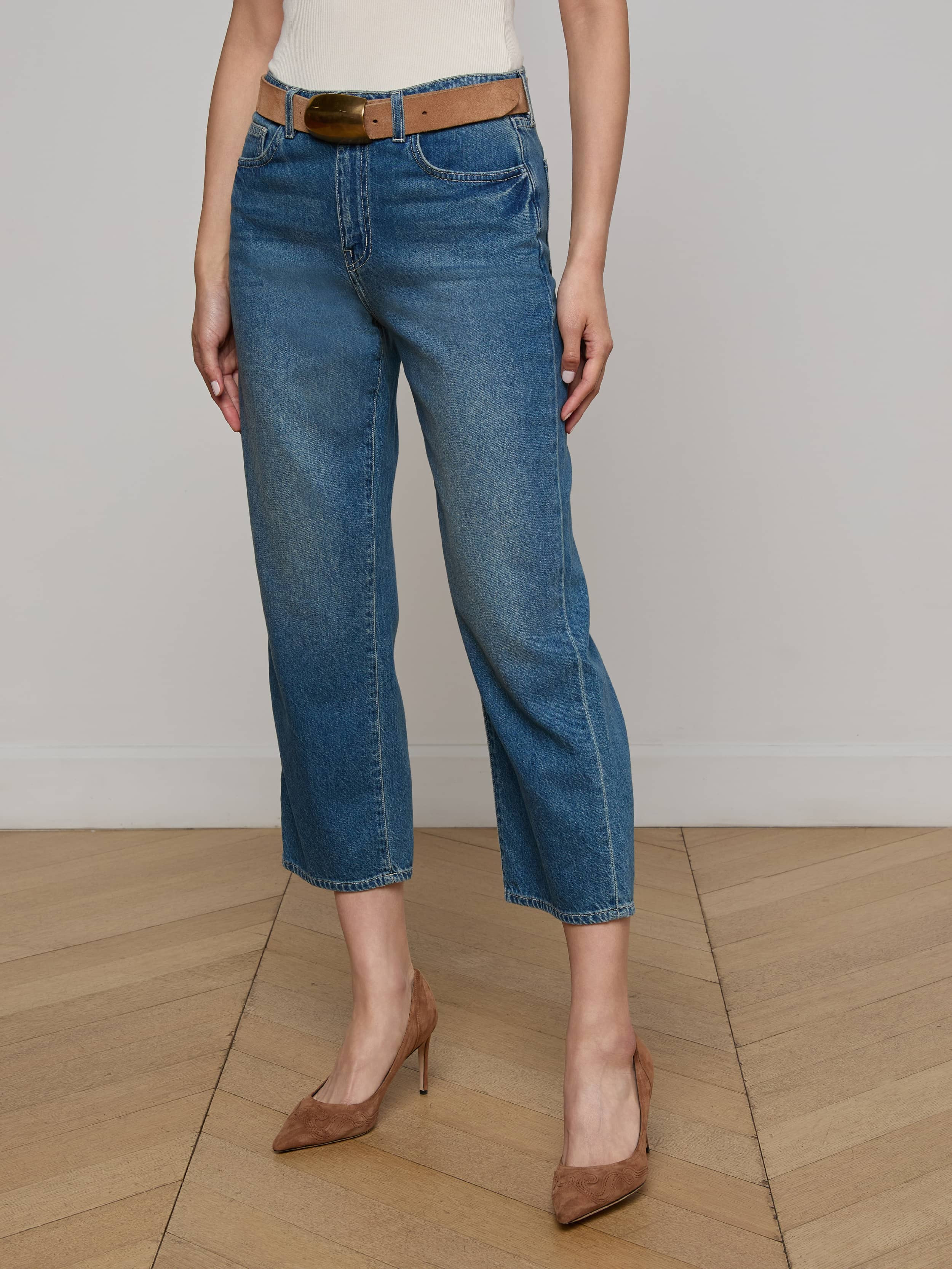 June Cropped Stovepipe Jean - 4