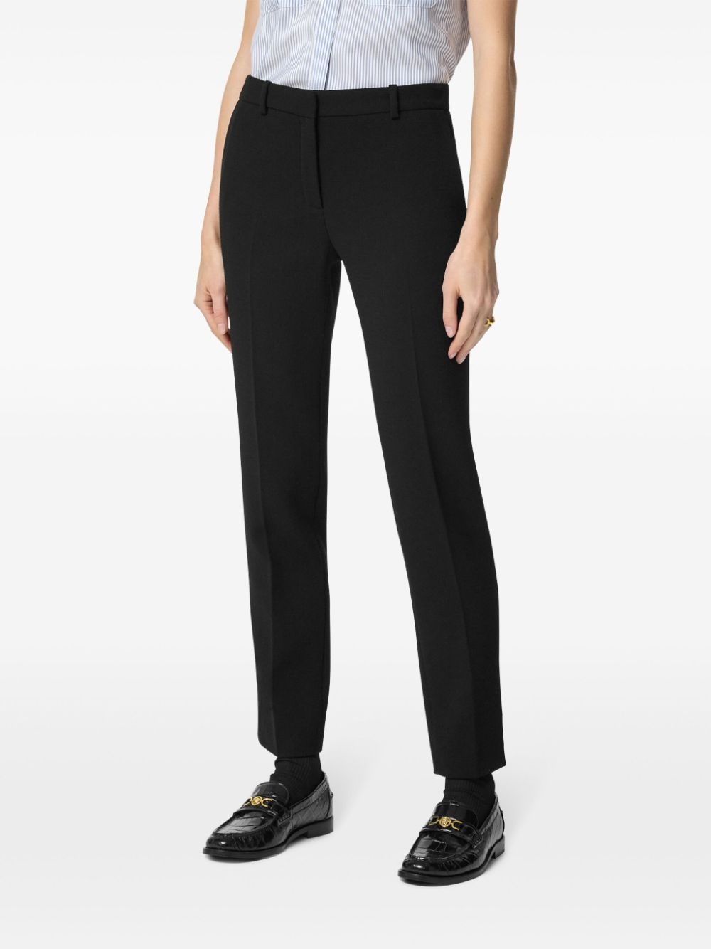 low-rise slim-cut trousers - 3