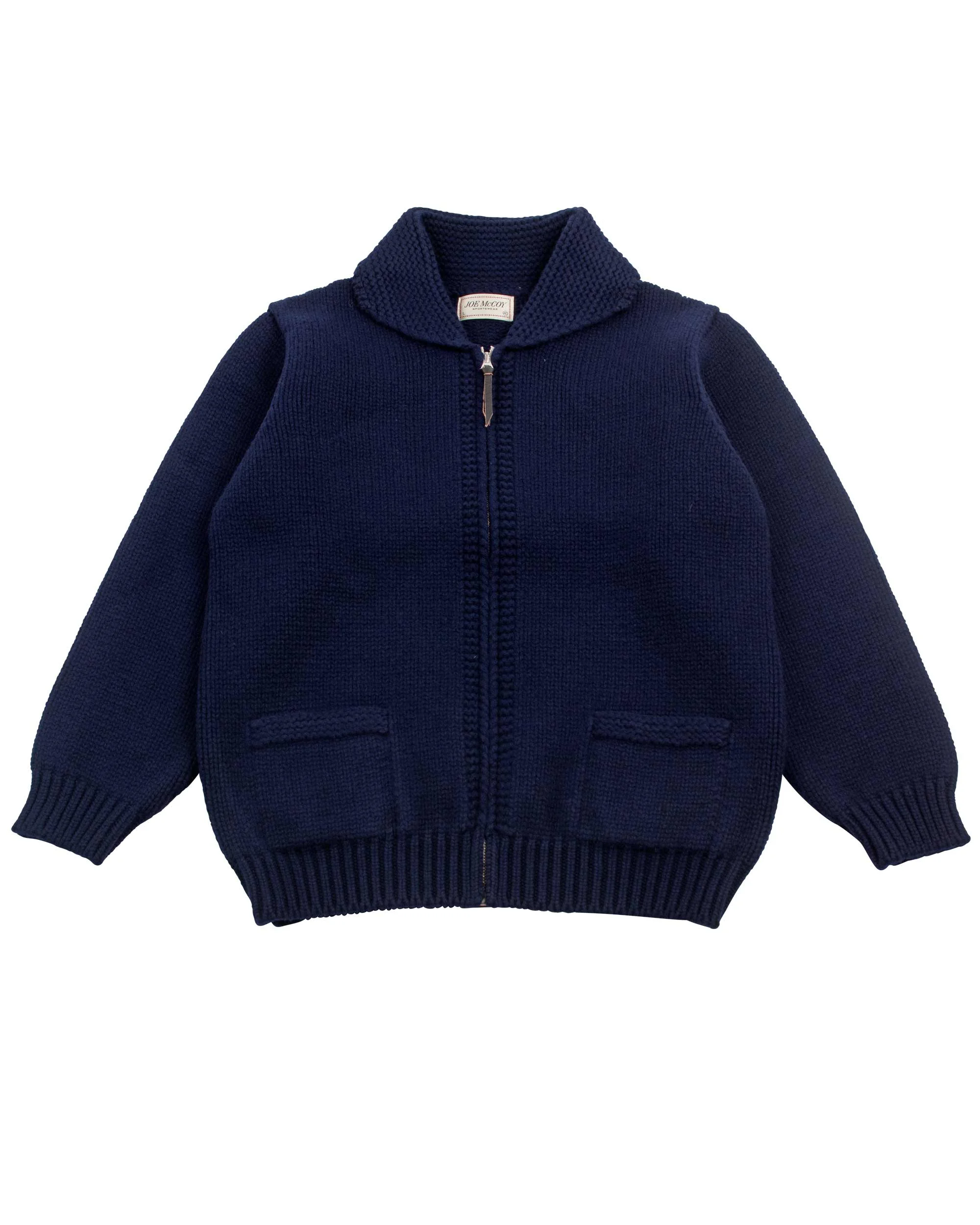 MC21113 Heavy Wool Cashmere Sweater Navy - 1