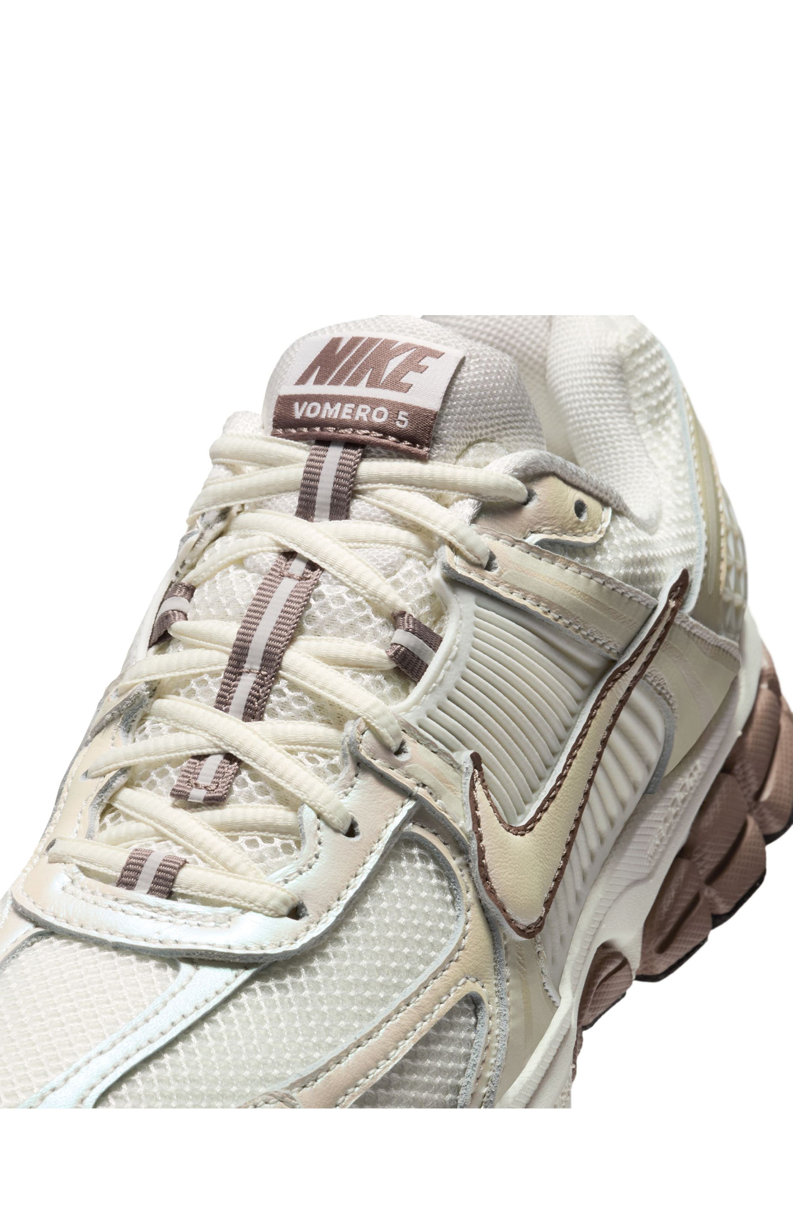 Nike Zoom Vomero 5 Sneaker in Sail/Sail/Brown/Black at Nordstrom - 6