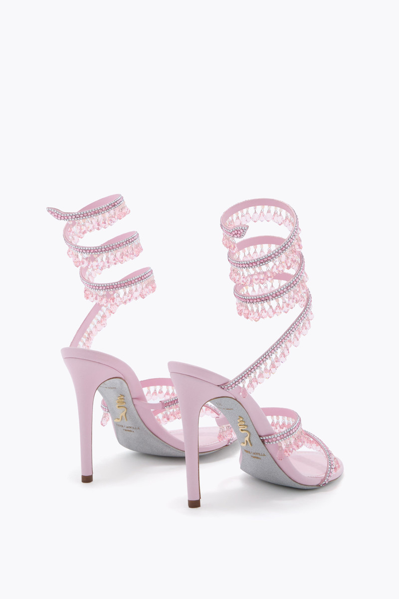RENE CAOVILLA CHANDELIER CANDY PINK SANDAL 105 outlook
