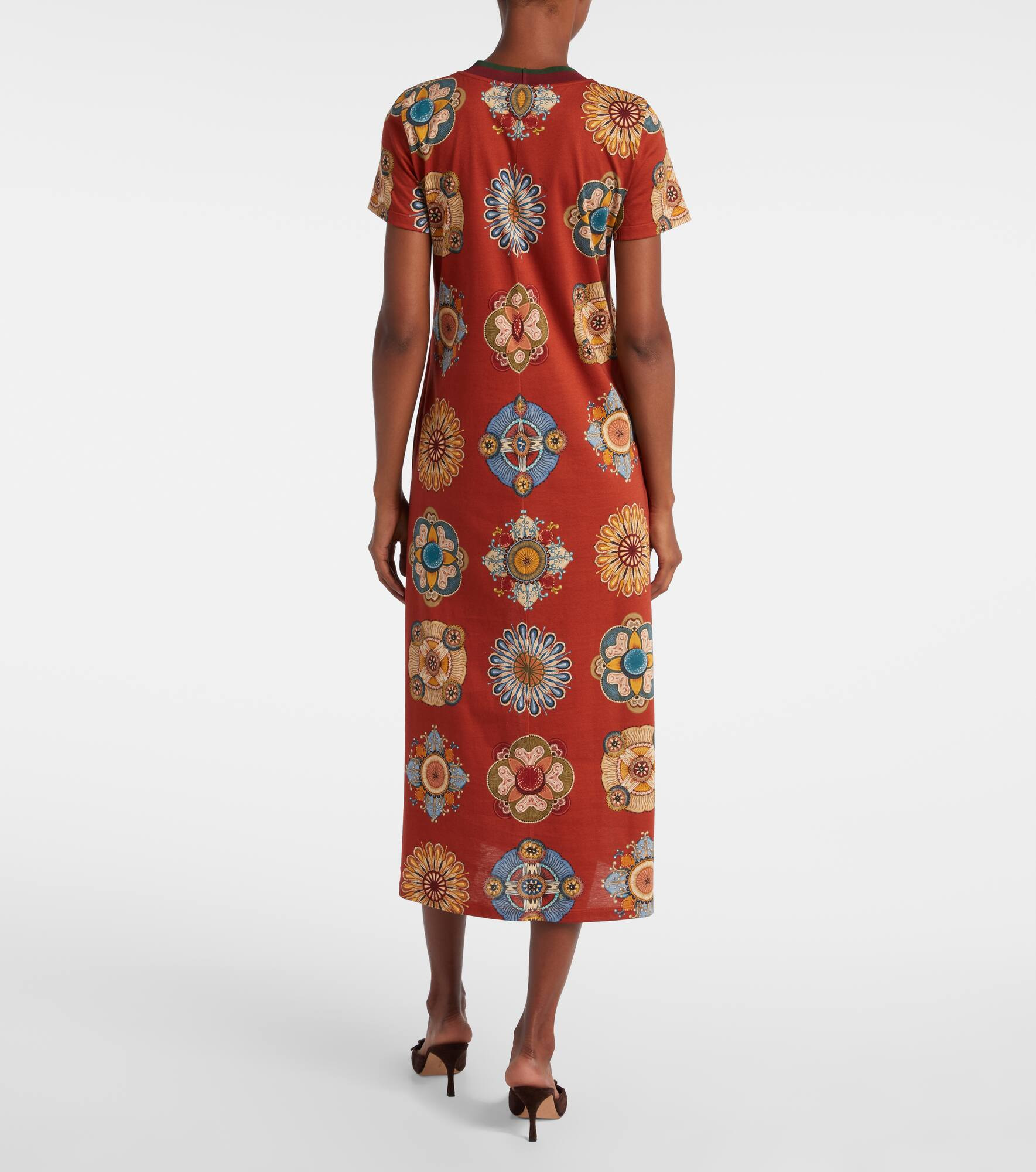 Sporty Swing cotton jersey midi dress - 3