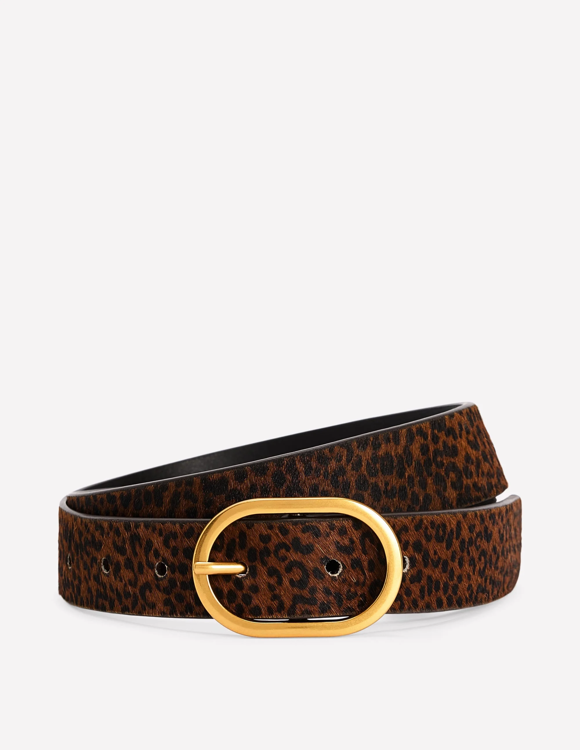 Classic Leather Belt-Mini Leopard - 1