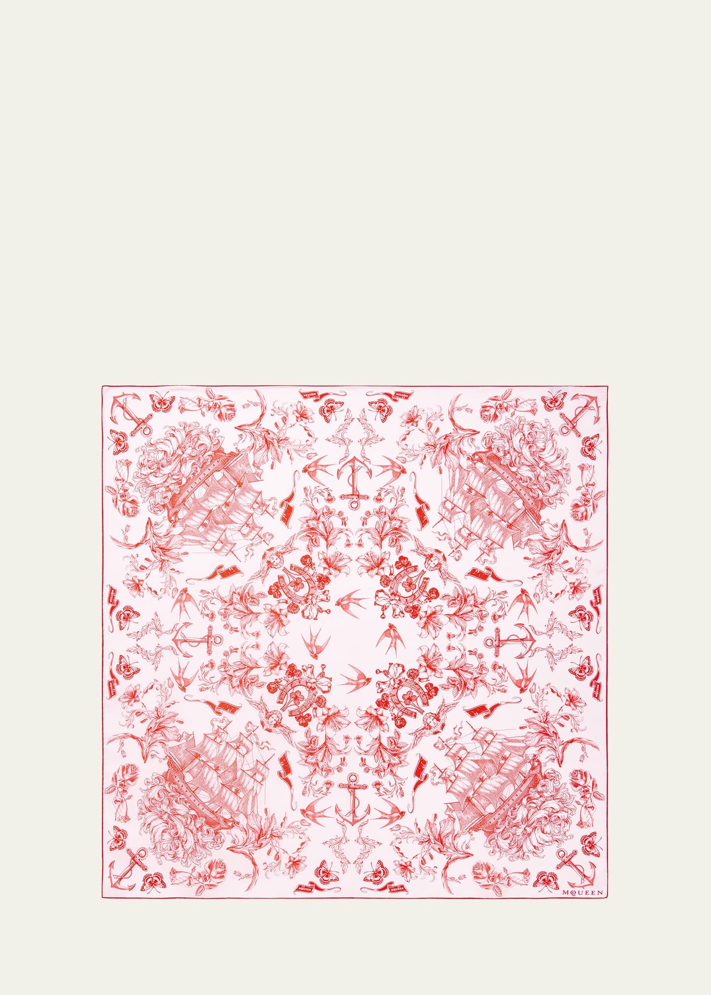 Sailor Tattoo Silk Scarf - 1