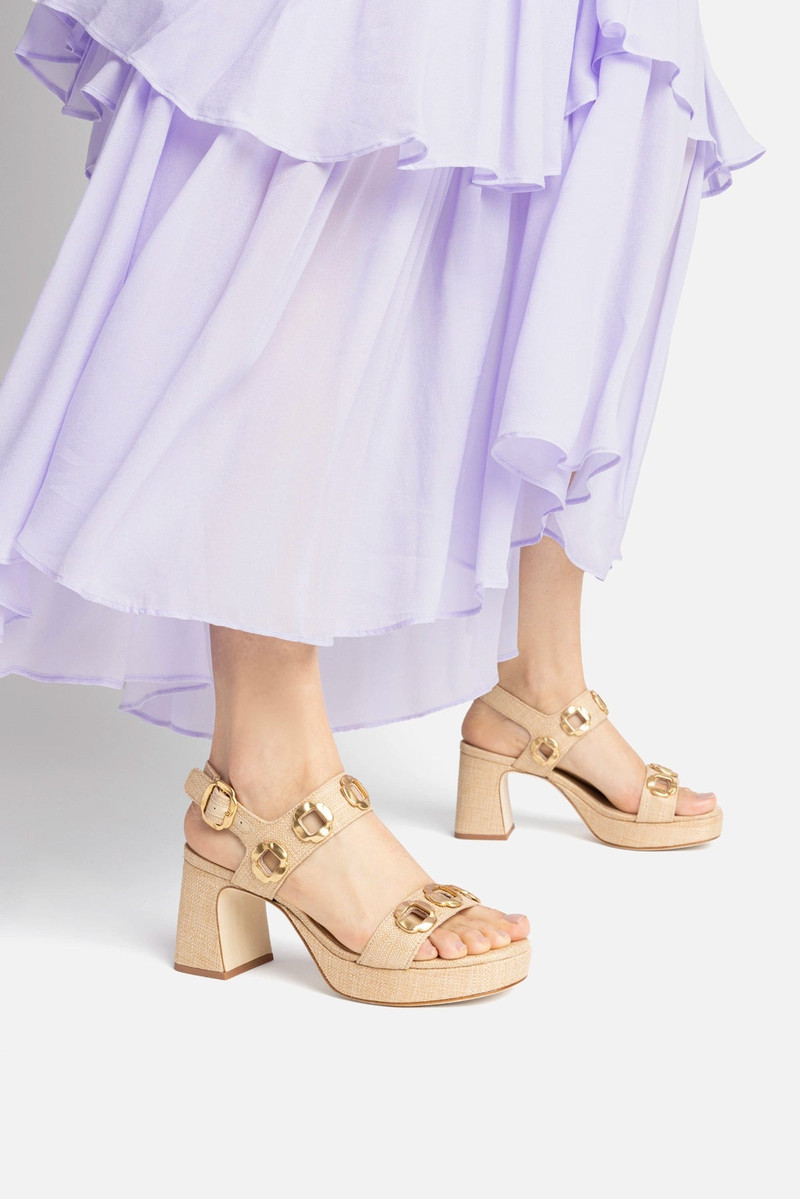 Milan Dolly Low In Beige Raffia 5