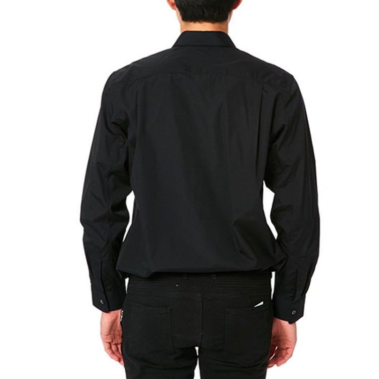COMME des GARCONS PLAY Red Emblem Button Down 'Black' AZ-B002-051-1 - 4
