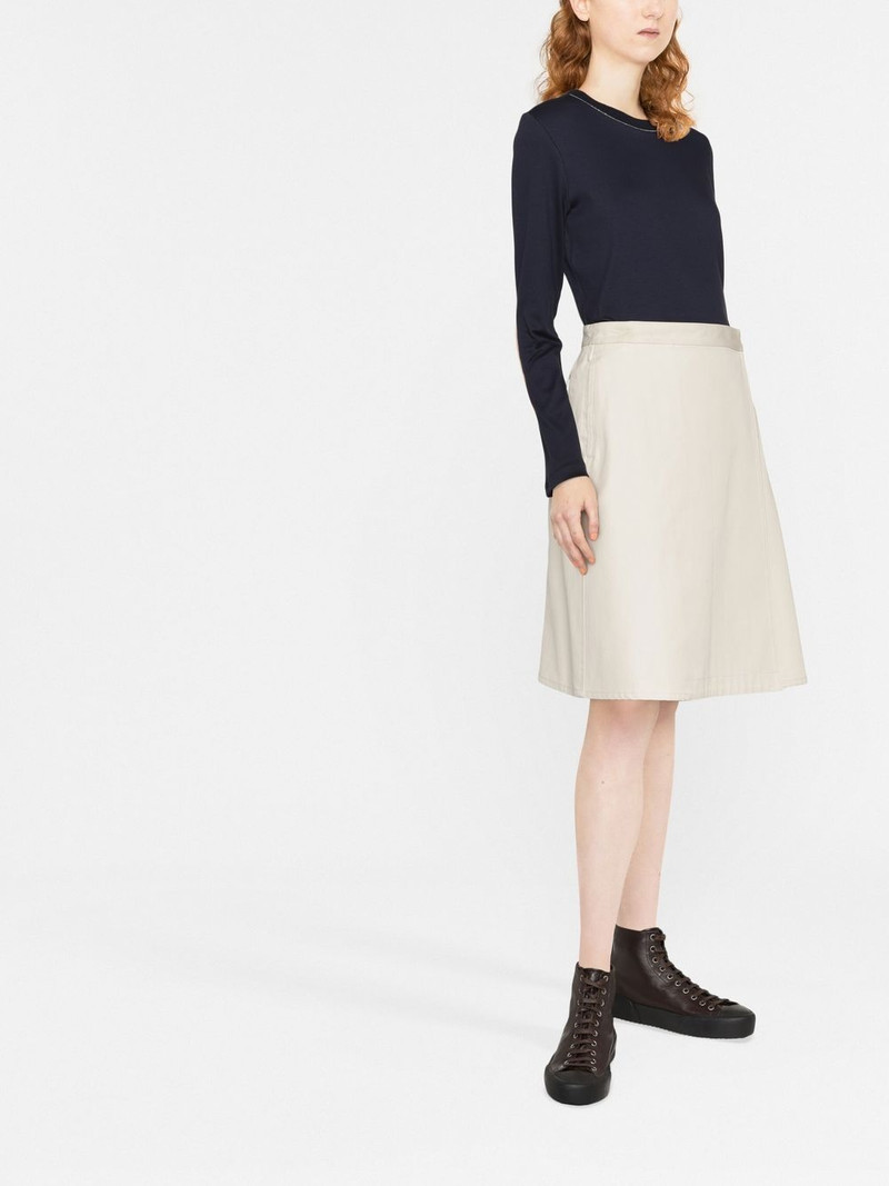 crew-neck fitted jumper 4