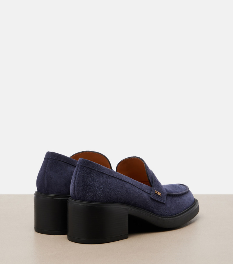 Tod's Suede loafer pumps outlook