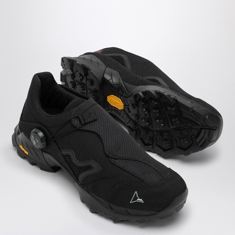 ROA BLACK MINAAR SNEAKER IN TECHNICAL NYLON | netdressed