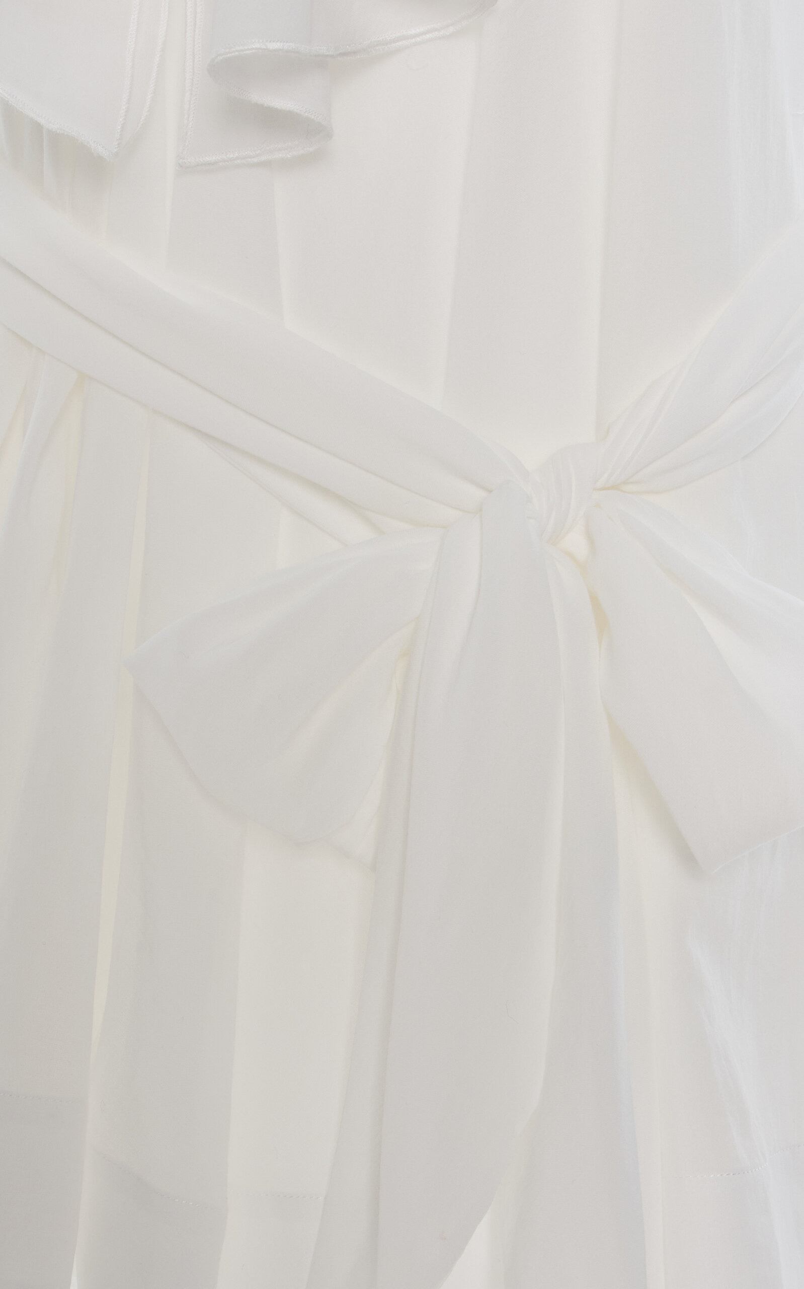 Cotton Mini Dress ivory - 6