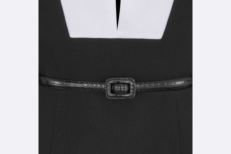 Mid-Length Plastron Dress 3