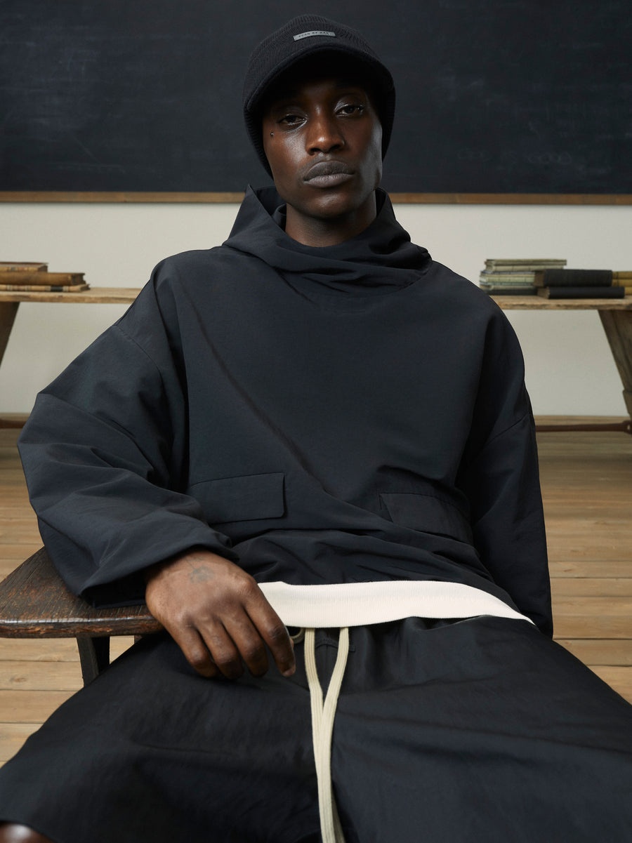 Military Nylon Hooded Anorak - 4