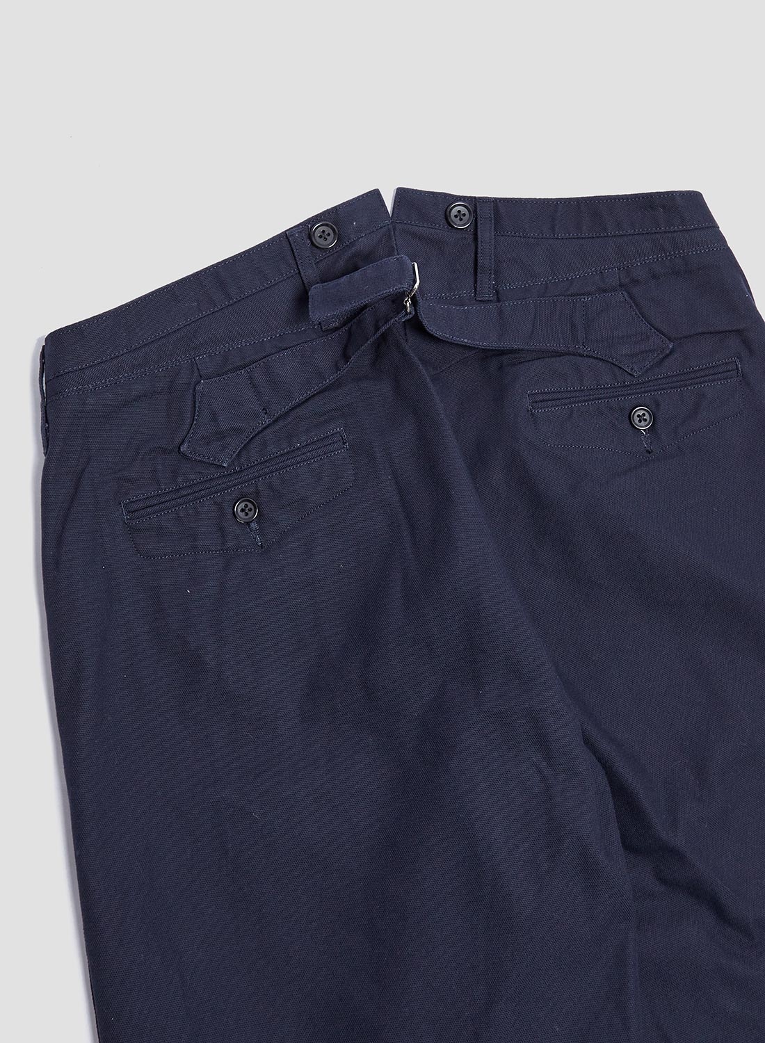 Adjustable Costume Duck Style Baggy Pants Navy - 6