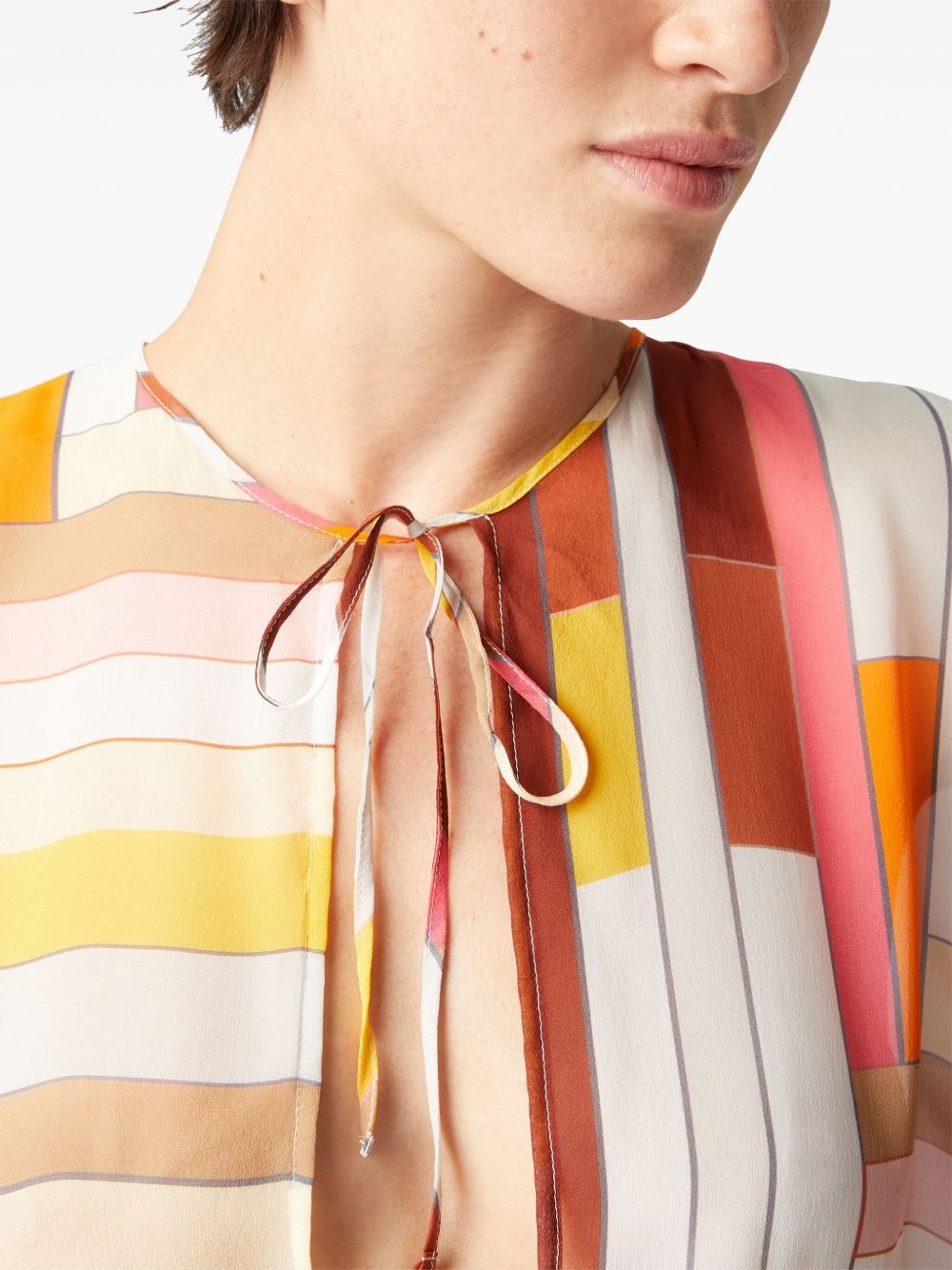 printed beach dress - 4