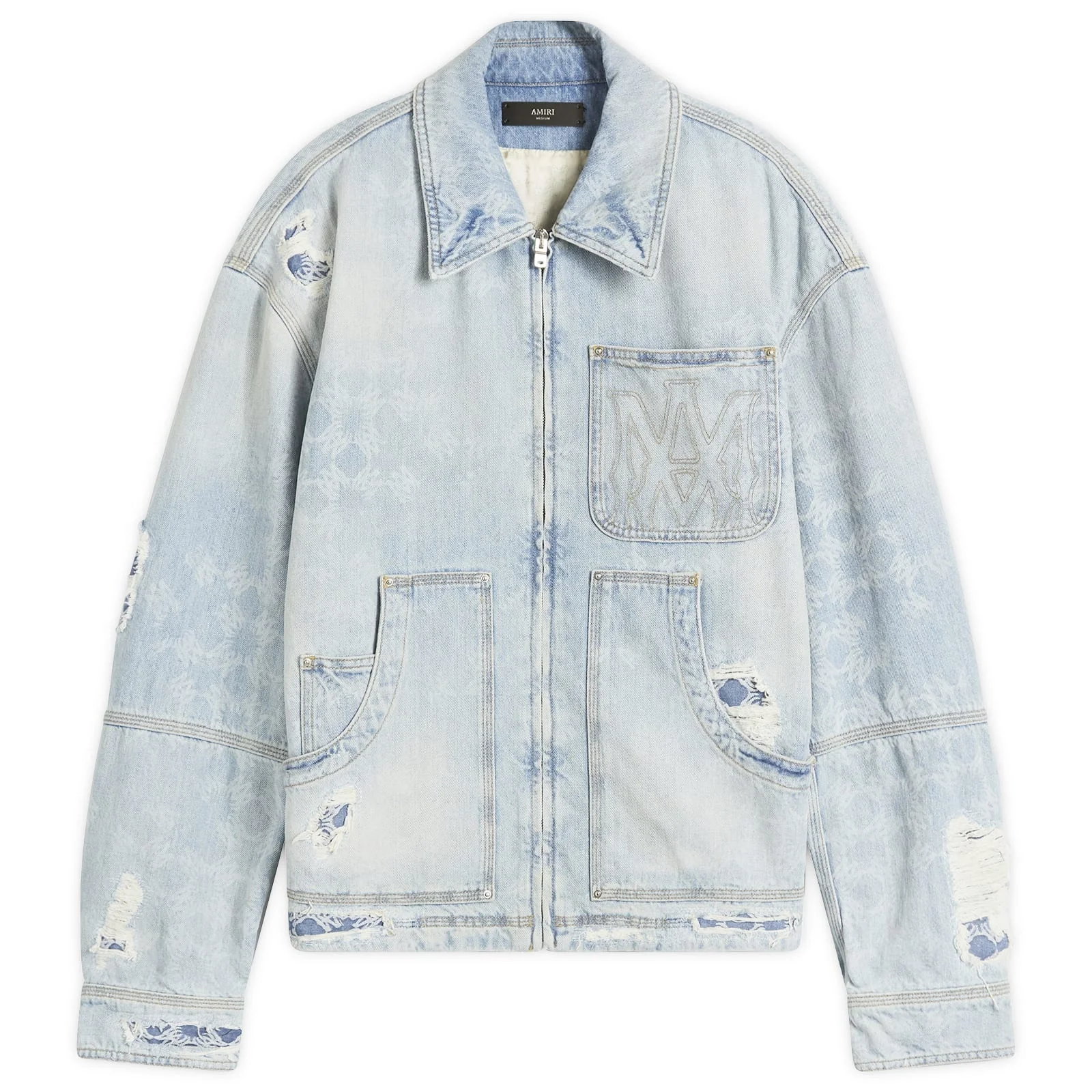 AMIRI Denim Repair Work Jacket - 1