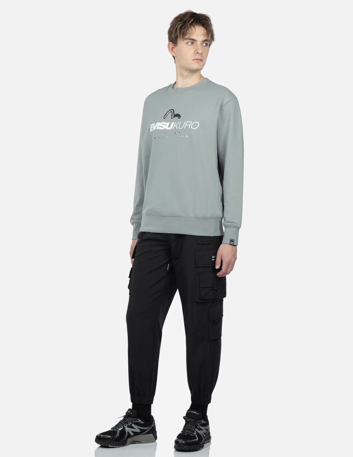 Transparent Seagull Badge Logo Print Sweatshirt - 3