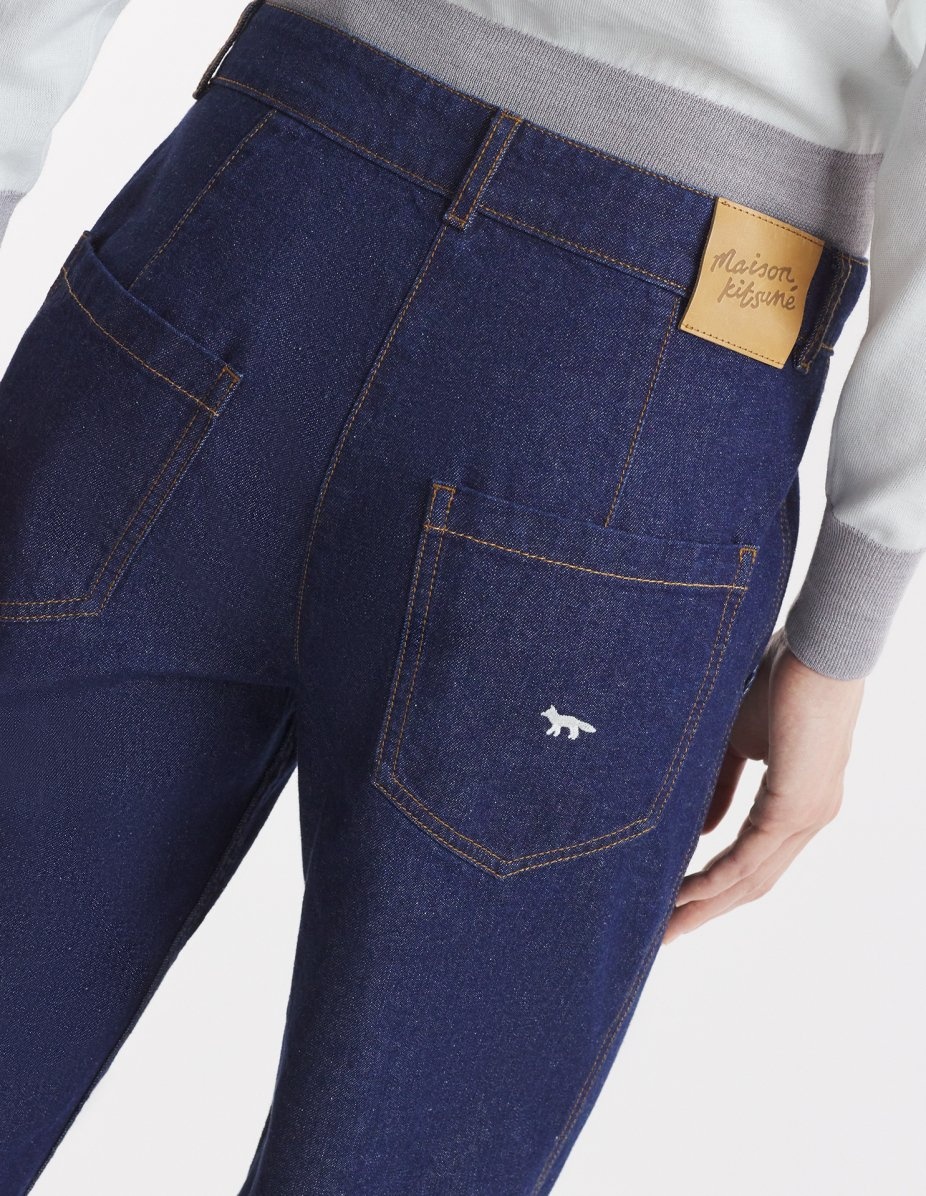 STRAIGHT DENIM JEANS - 5