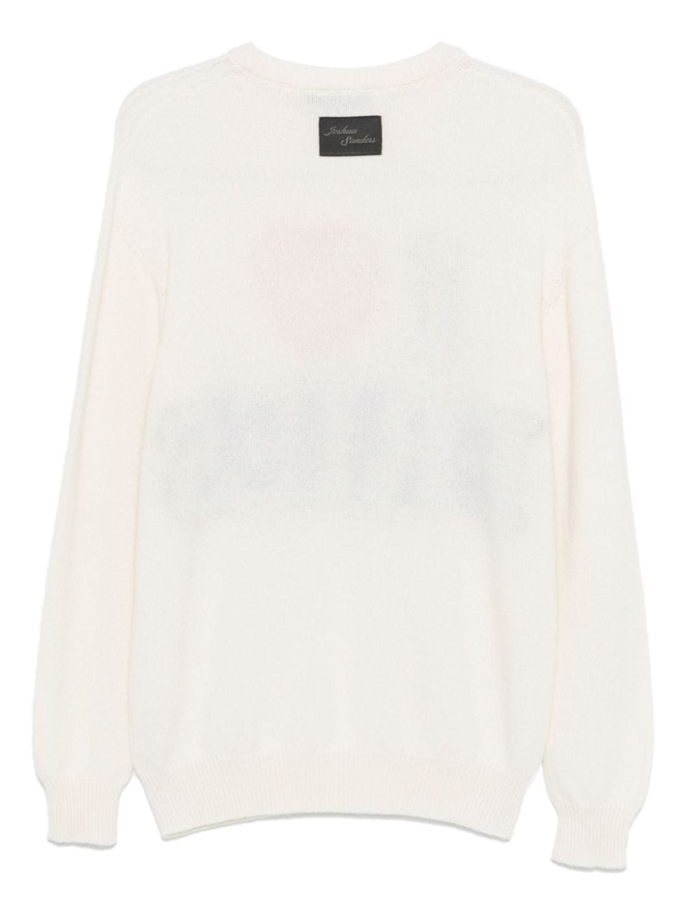 intarsia-slogan sweater - 2