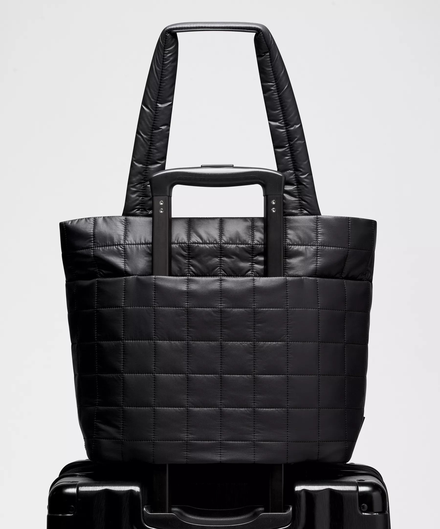 Quilted Grid Tote Bag 12L - 6