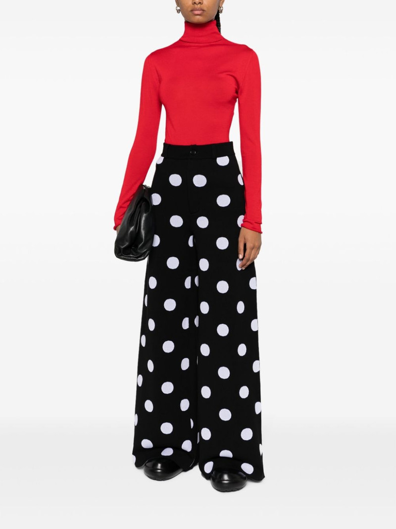 Marni logo-embroidered virgin-wool jumper outlook