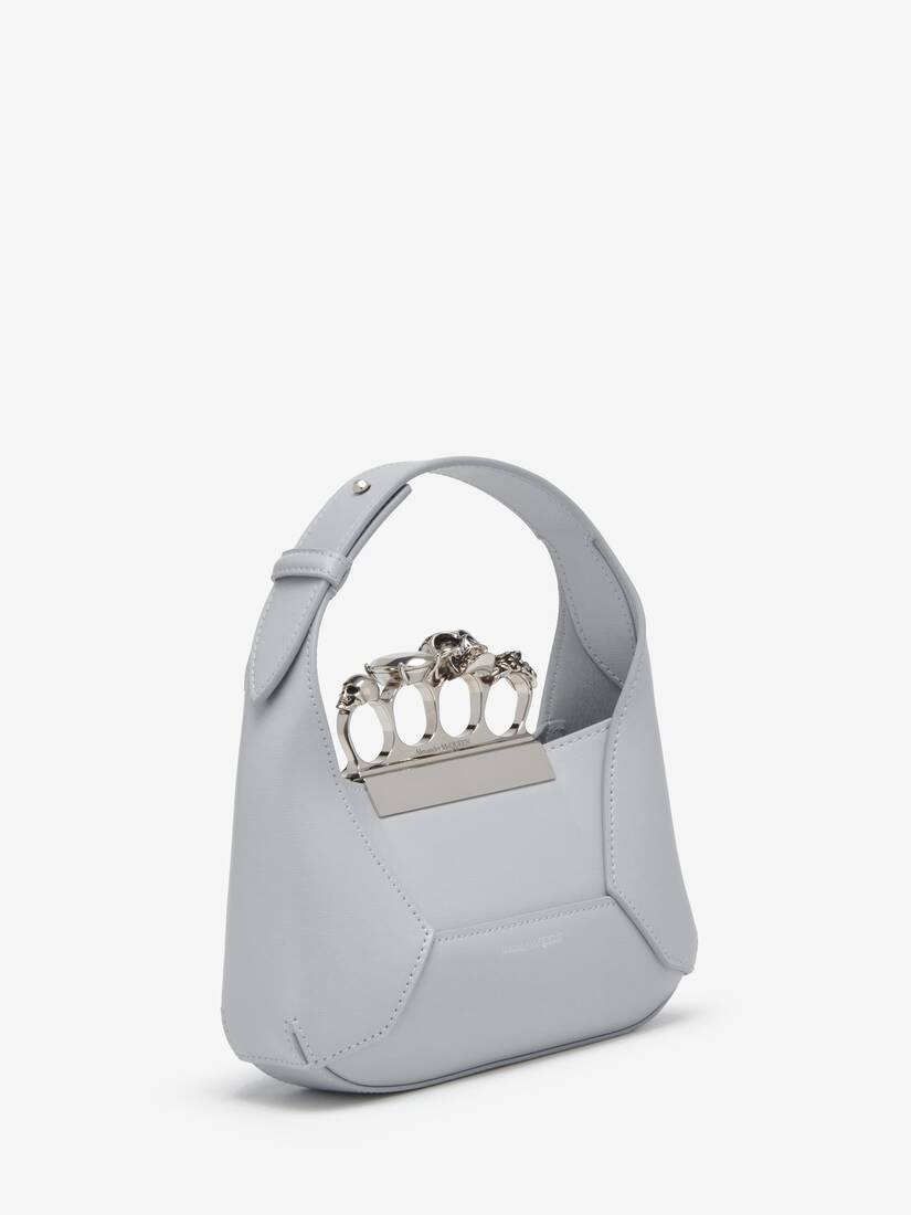 Women's The Jewelled Hobo Mini Bag in Dust - 2