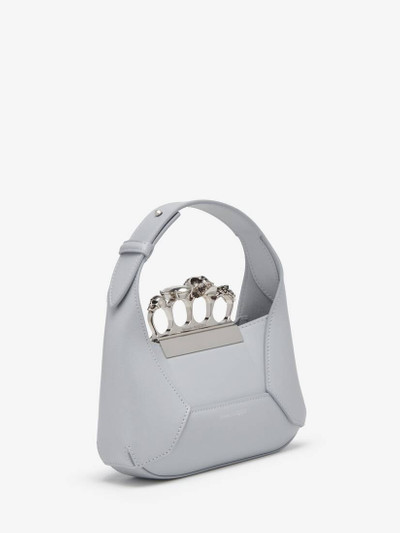 Alexander McQueen Women's The Jewelled Hobo Mini Bag in Dust outlook