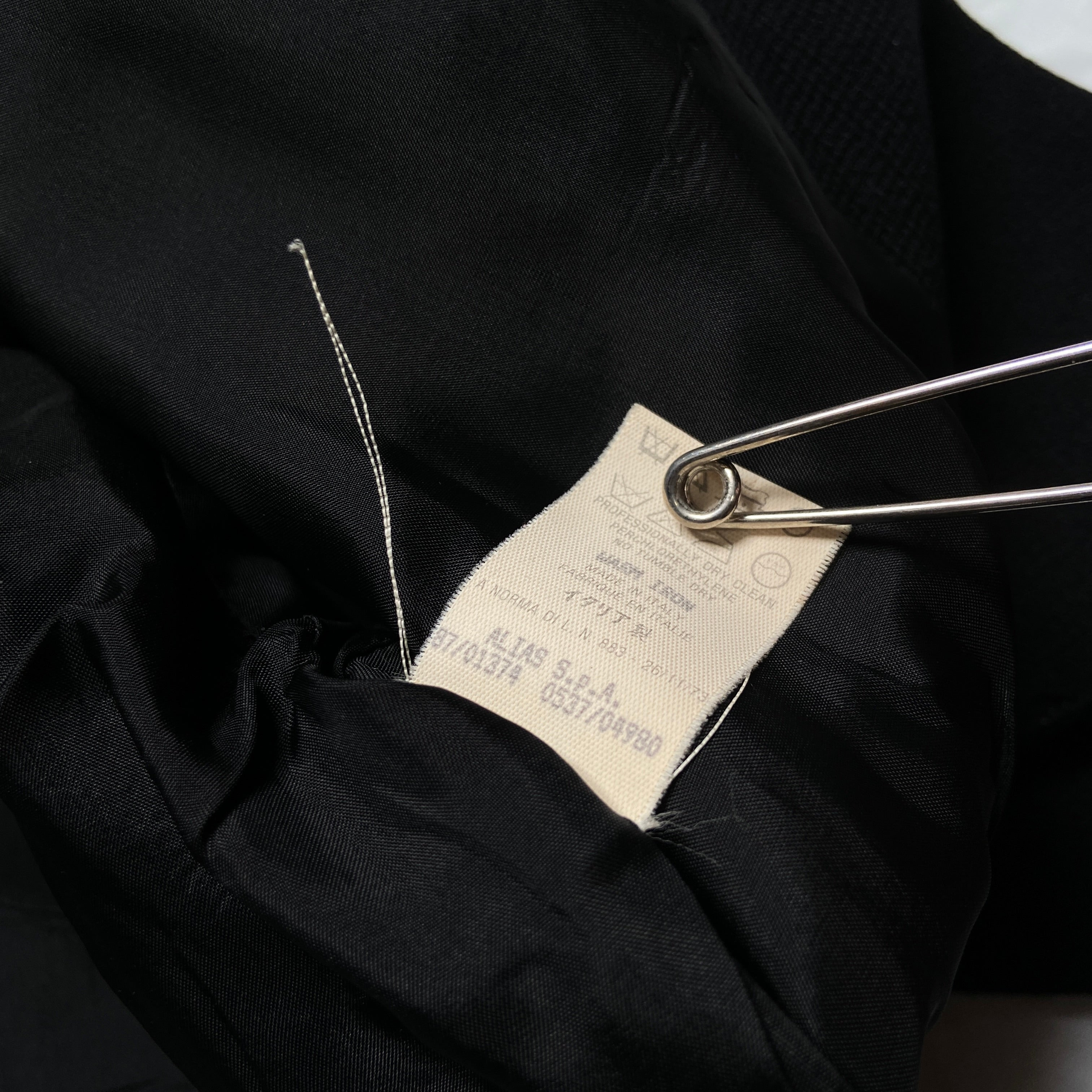 Gianni Versace 1987 fall cropped power shoulder wool silk blazer 40 - 13
