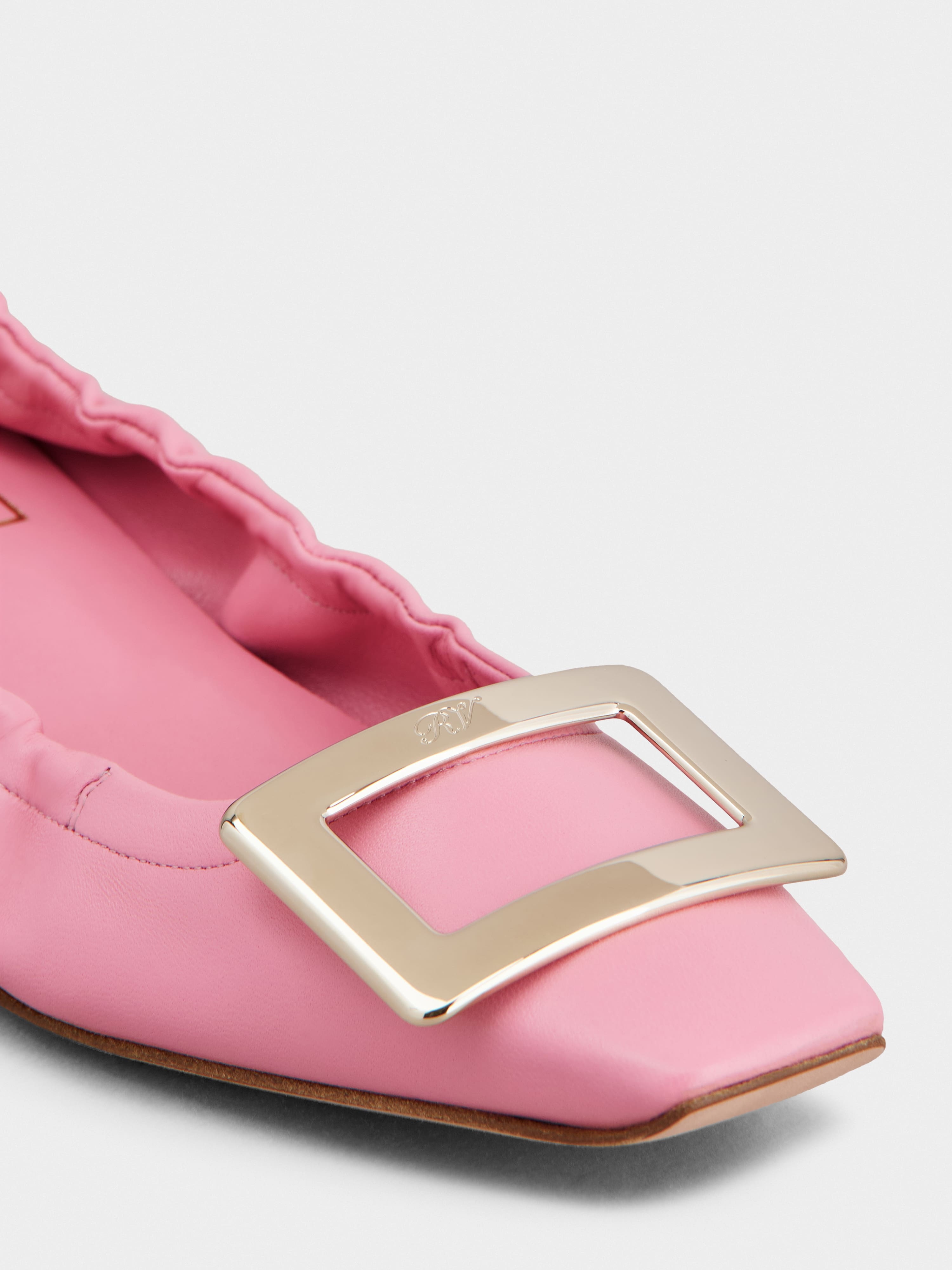 Belle Vivier Ballerinas in leather - 3