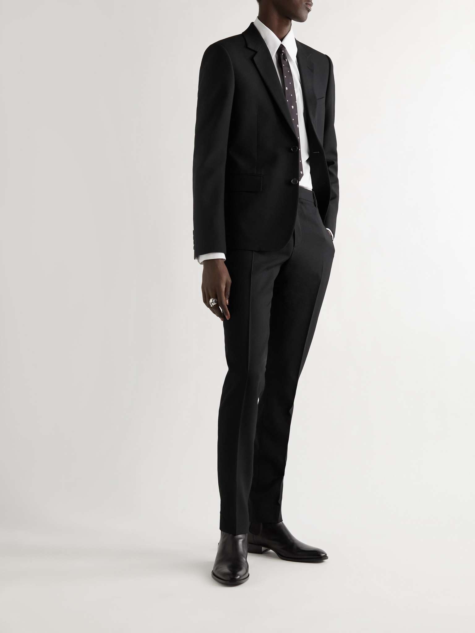 Slim-Fit Virgin Wool-Gabardine Suit - 2