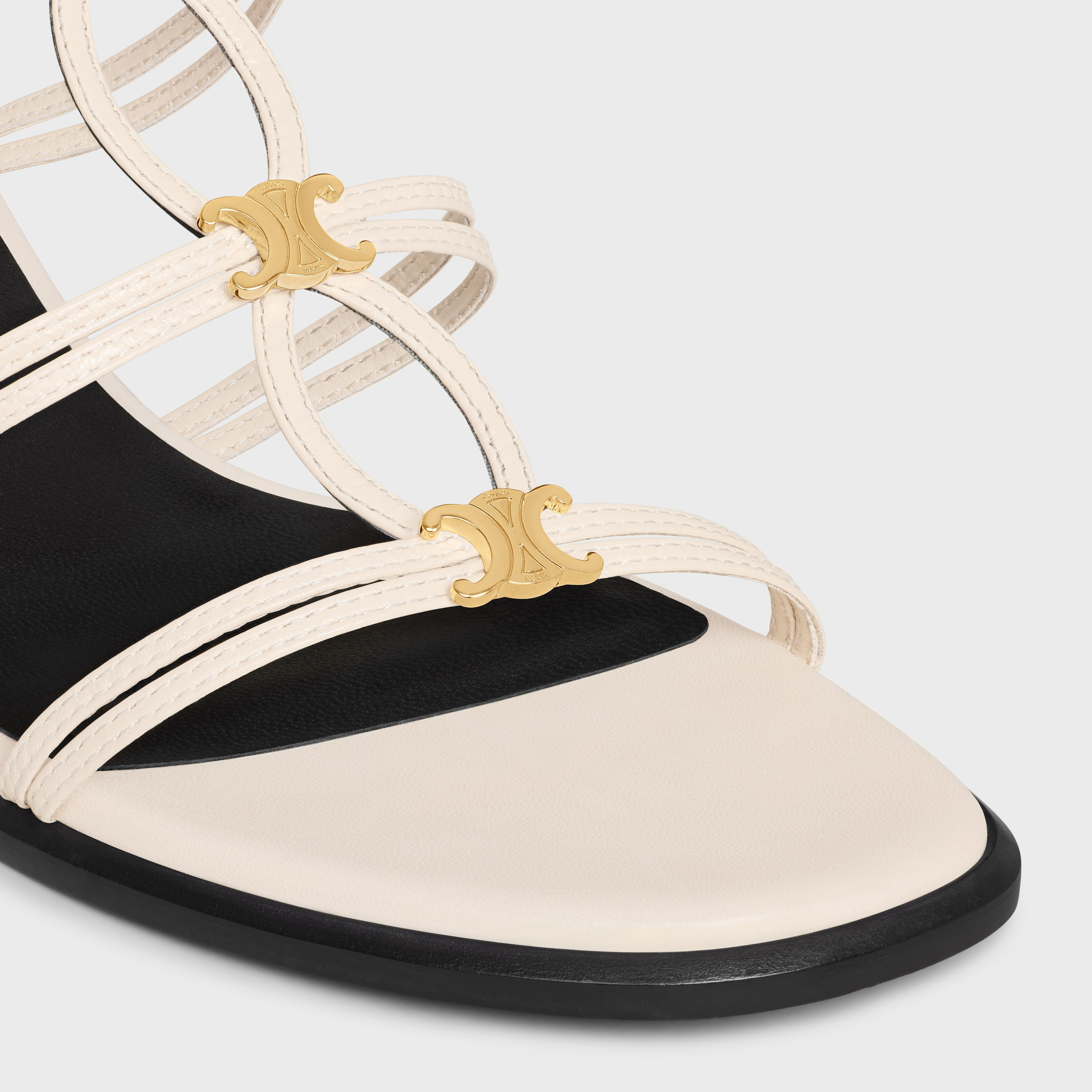 CELINE CLEMENCE MULTI TRIOMPHE SANDAL in LAMBSKIN - 4