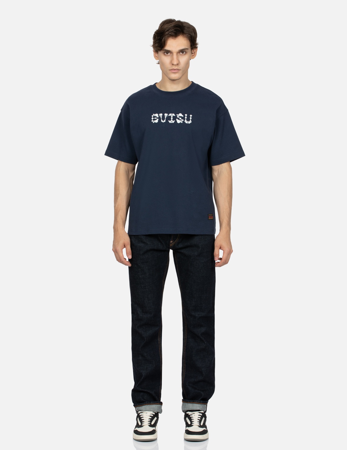 MONOGRAM DAICOCK DISCHARGED PRINT SLIM FIT JEANS #2010 - 6