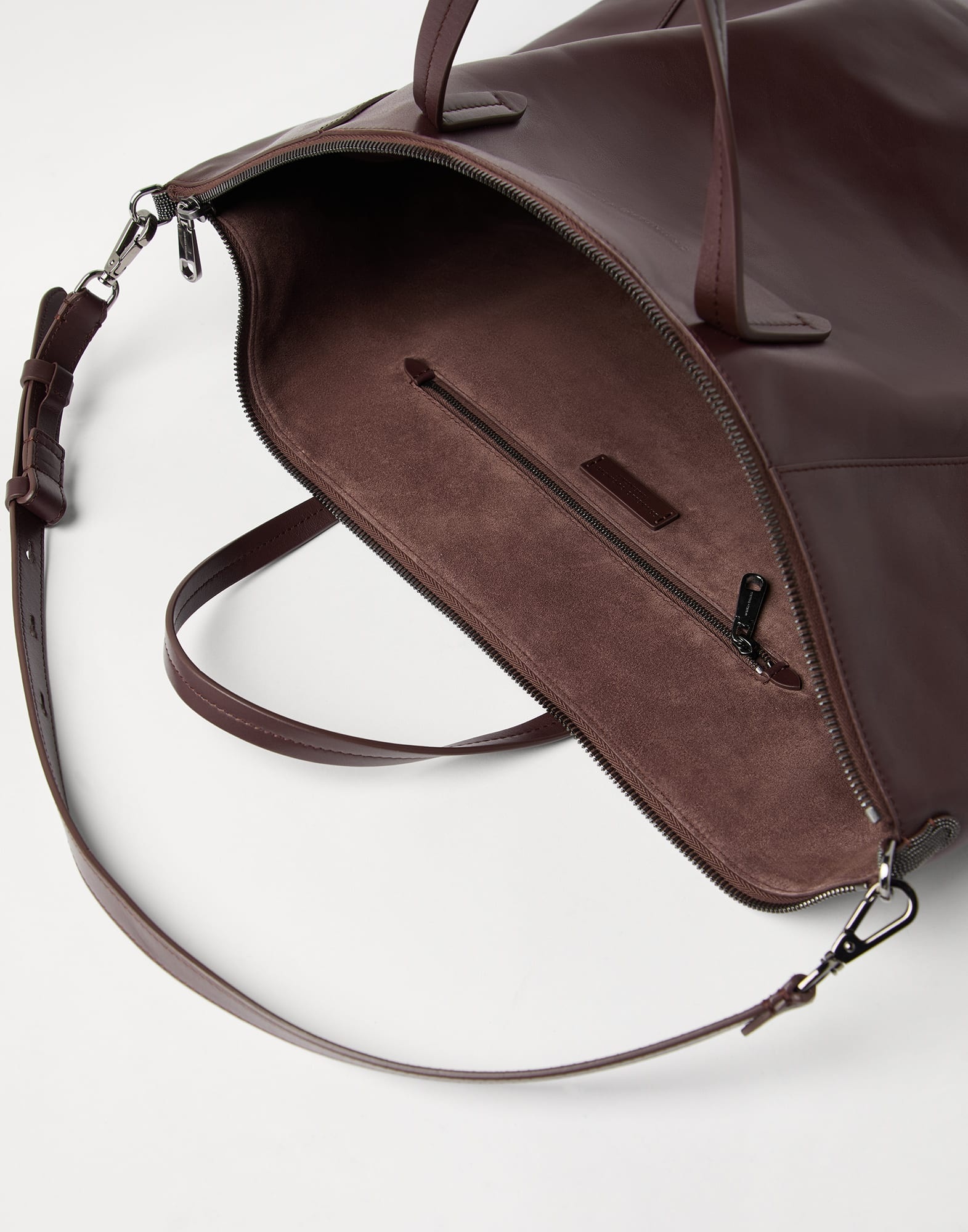BC Duo large shopper bag in calfskin with monili - 5