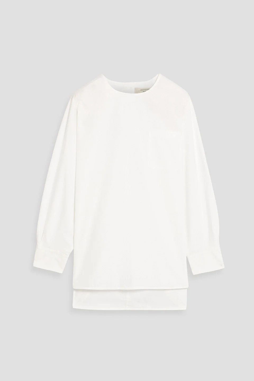 Emanuel cotton-poplin top - 1