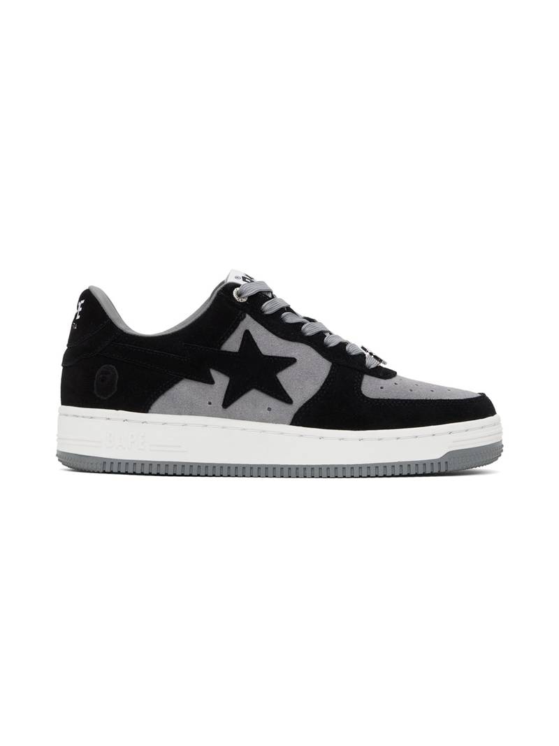 Black & Gray Sta #3 M1 Sneakers - 1