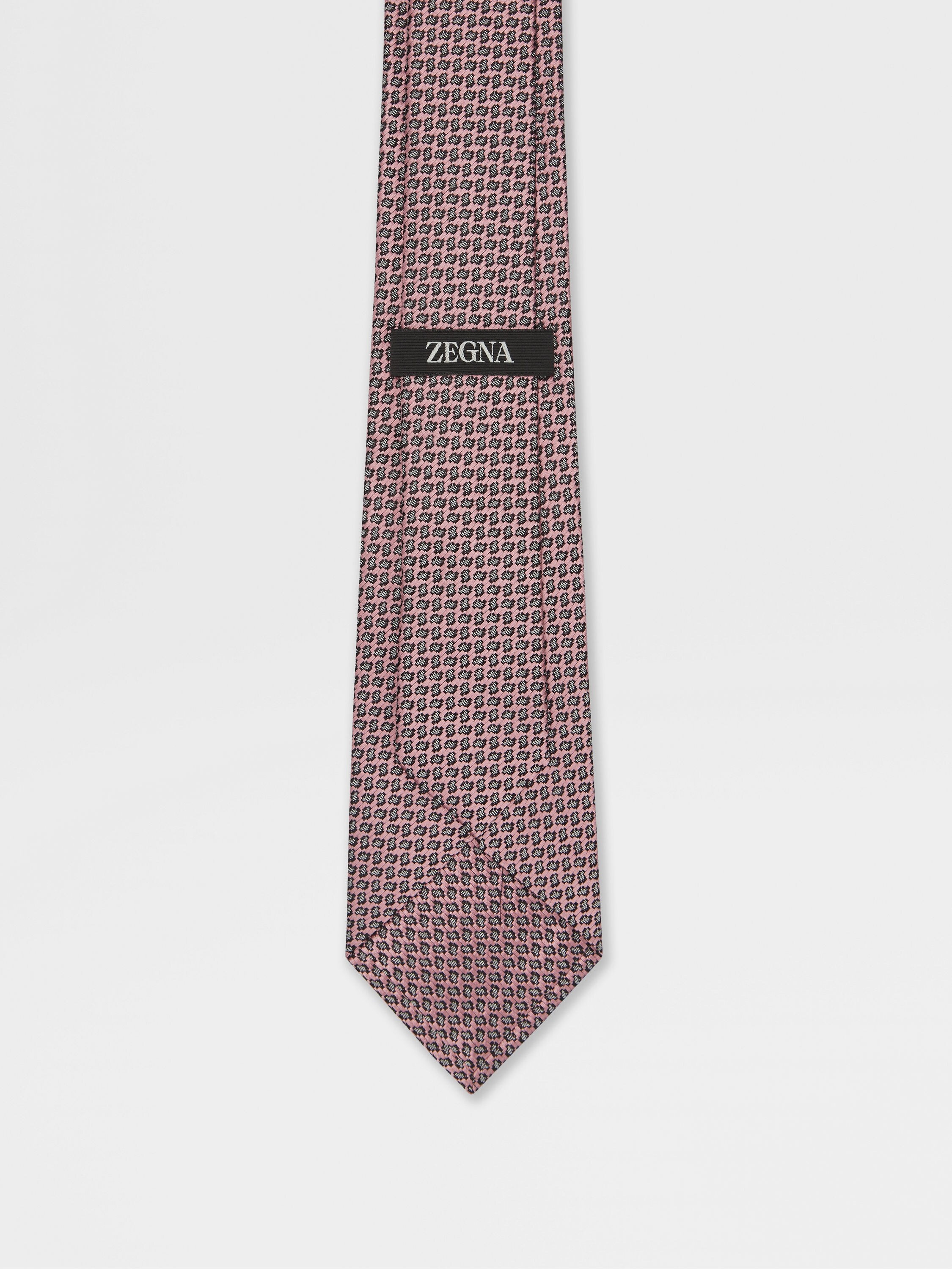 PINK SILK TIE - 3