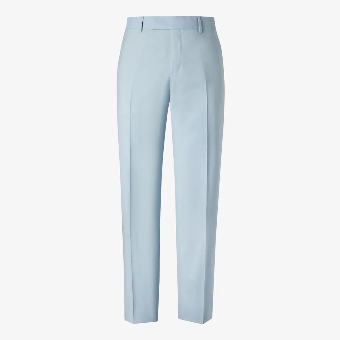 Pants Light blue wool canvas pants - 1