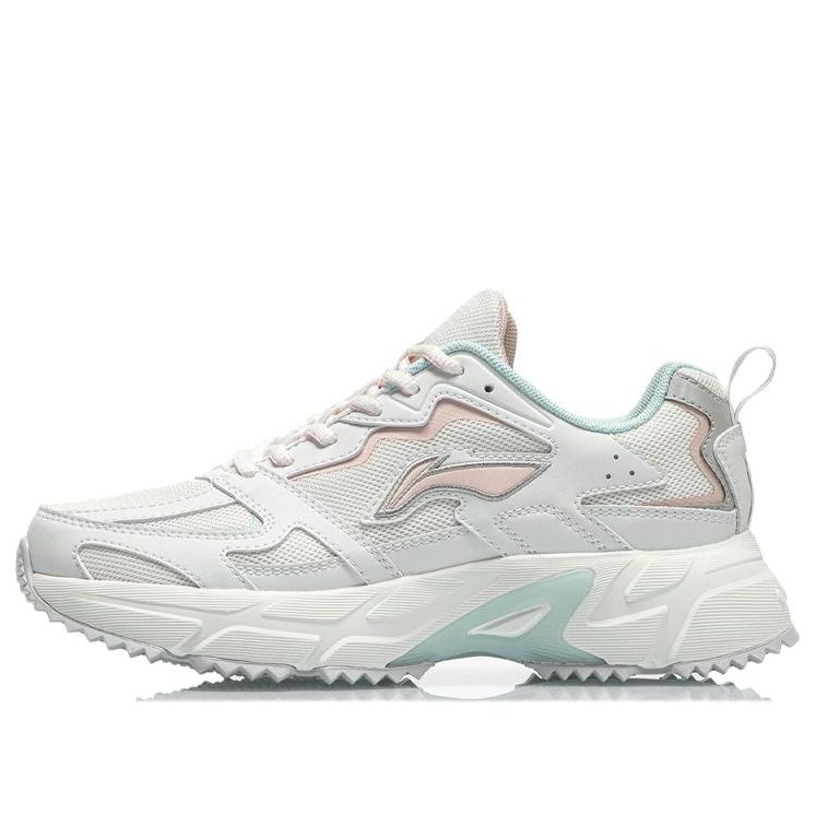 (WMNS) Li-Ning Retro Running Shoes 'White Pink' ARLQ004-5 - 1