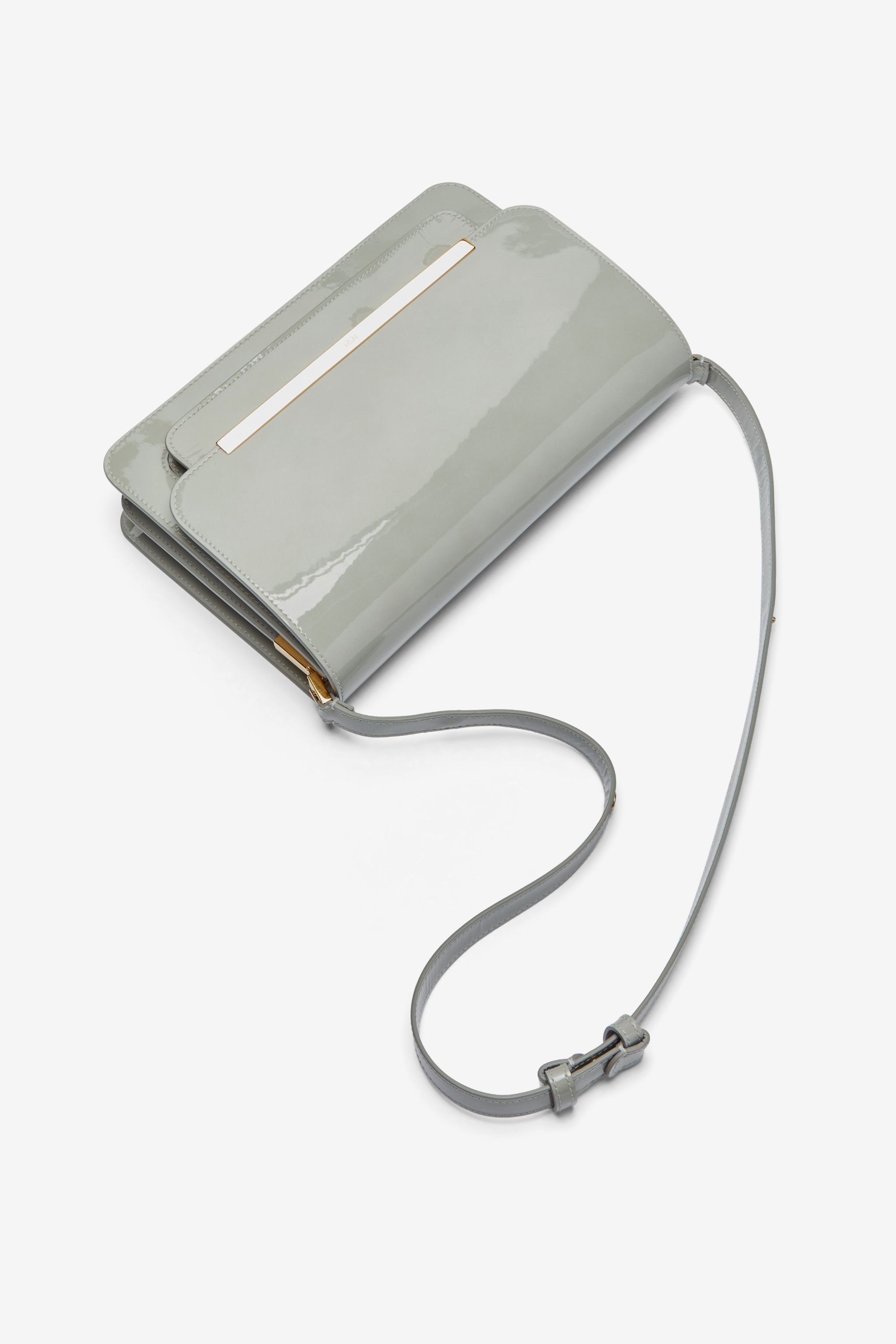 EDITH PATENT-LEATHER SHOULDER BAG - 4