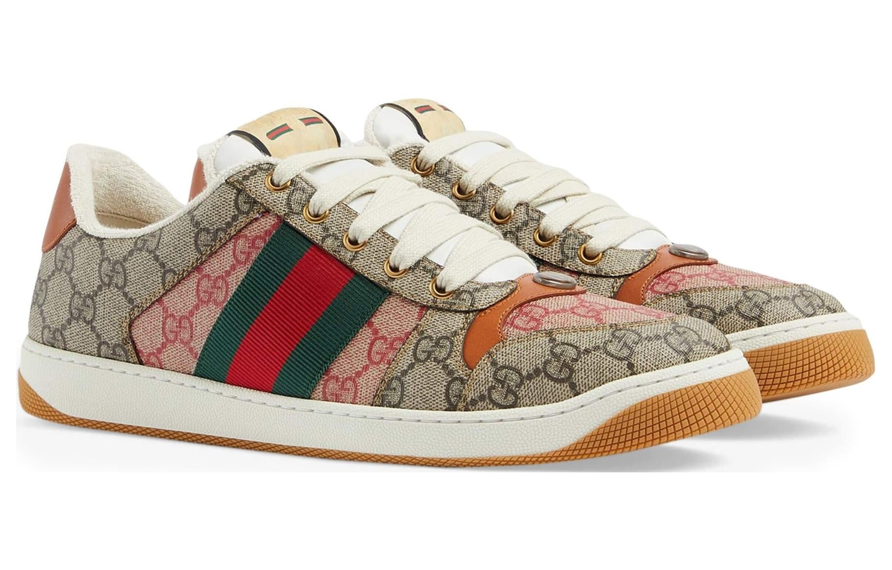 Gucci Screener Year Of The Rabbit Sneakers 'Brown Beige' 722605-FABFO-9791 - 3