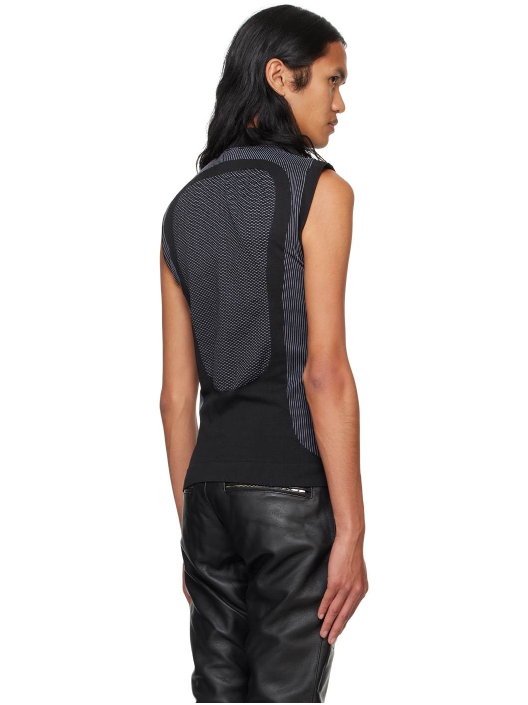 Black Sport Sleeveless Top - 3