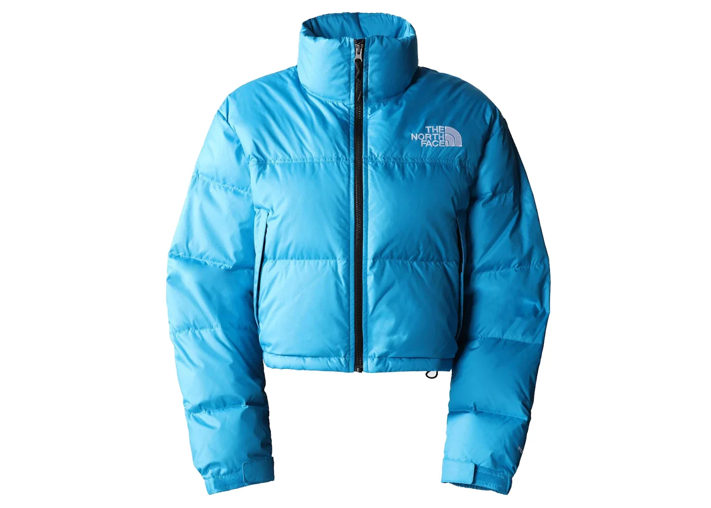 The North Face Women's Nuptse Short Jacket Acoustic Blue - 1