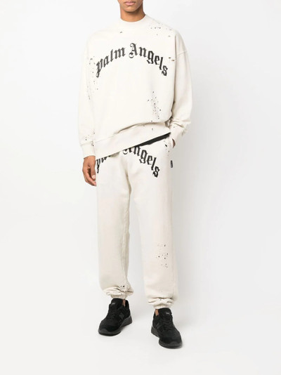 Palm Angels straight-leg track pants outlook