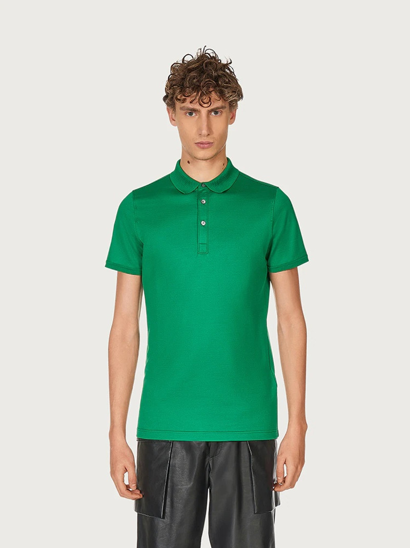 FERRAGAMO SHORT SLEEVED POLO SHIRT outlook