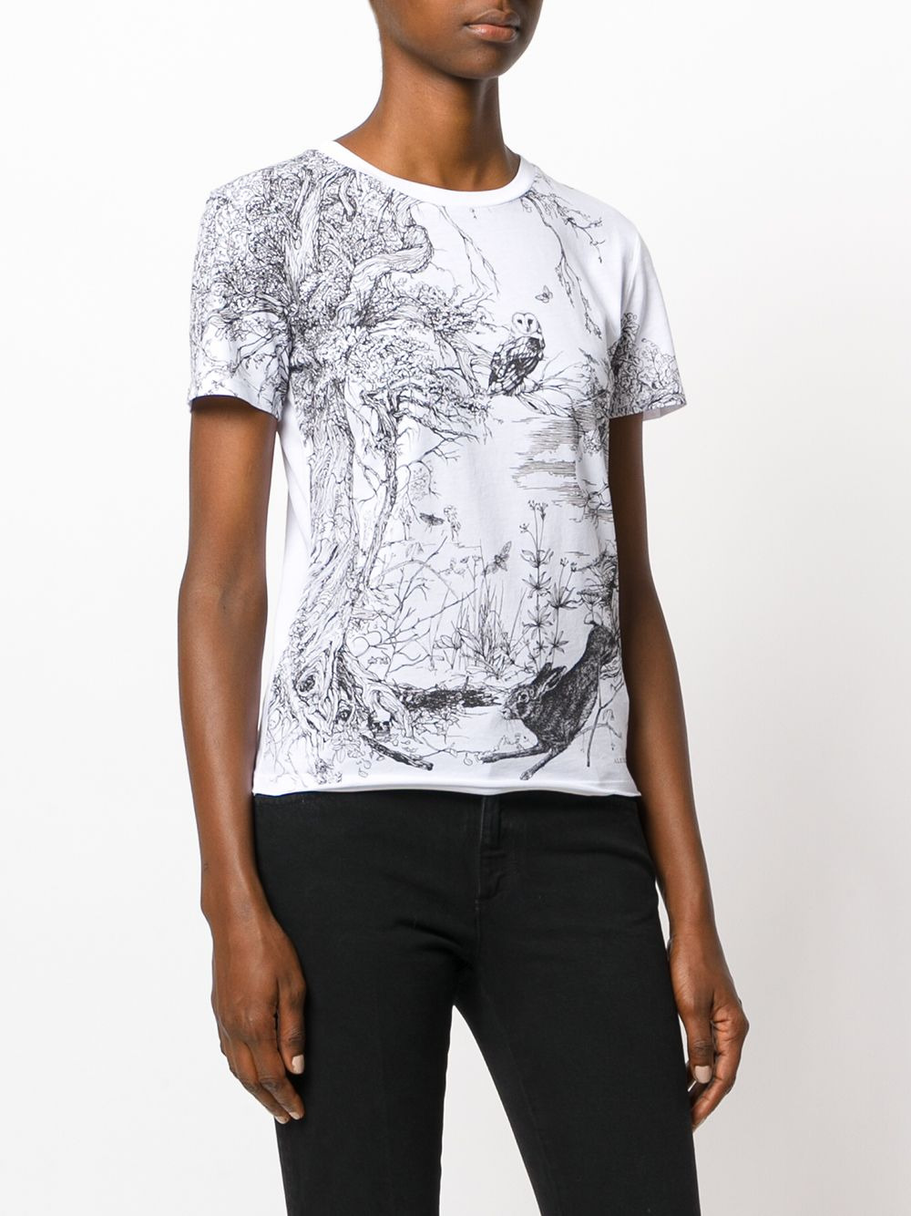 woodland print T-shirt - 3