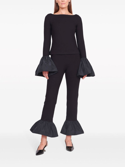 STAUD Presley bell-cuff trousers outlook