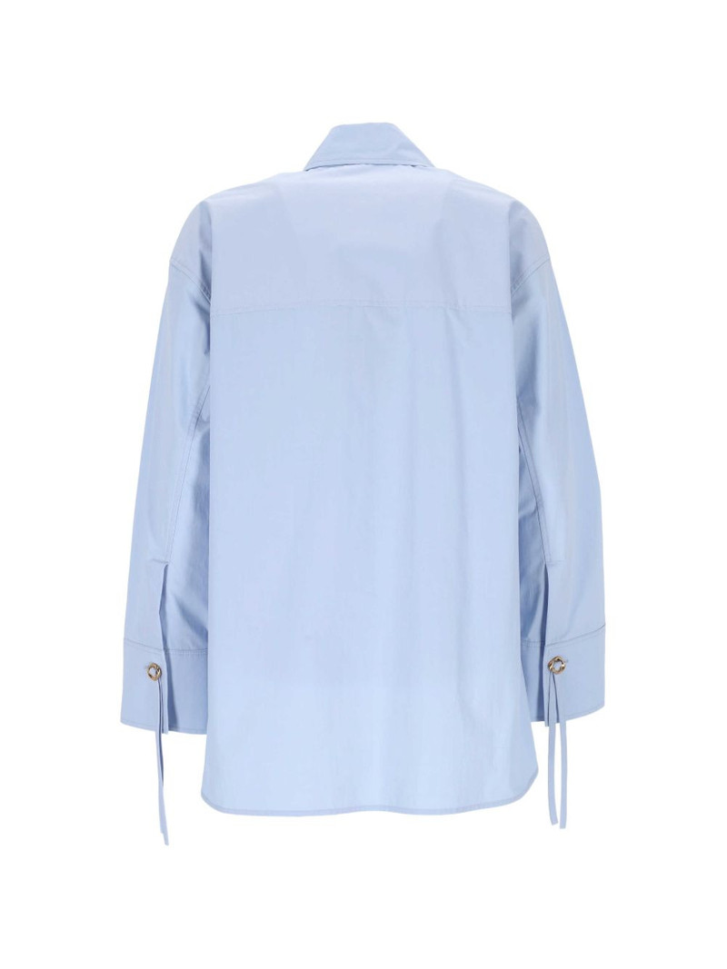 AGNONA pussy-bow long-sleeve shirt outlook