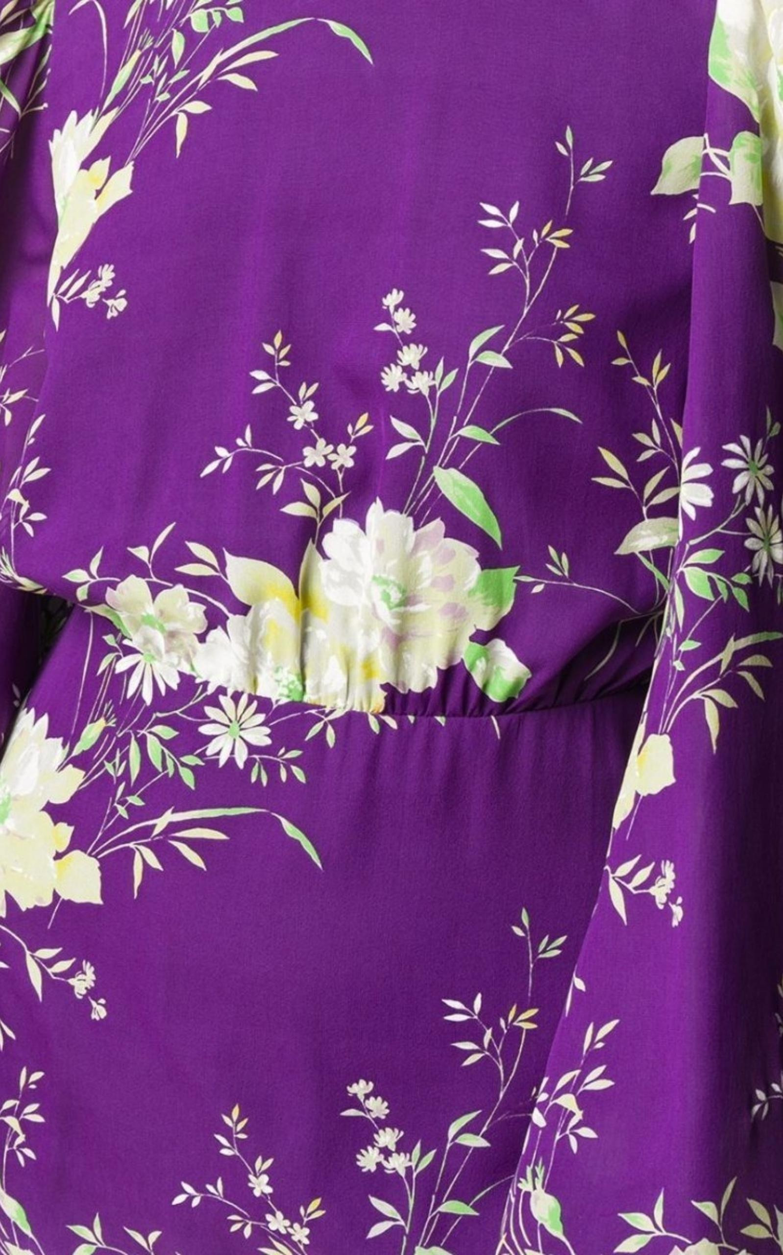 Gobi Floral-print Silk Mini Dress - 6